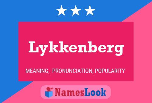 Lykkenberg Naam Poster