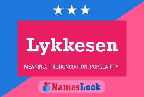 Lykkesen Naam Poster