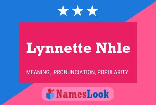 Lynnette Nhle Naam Poster