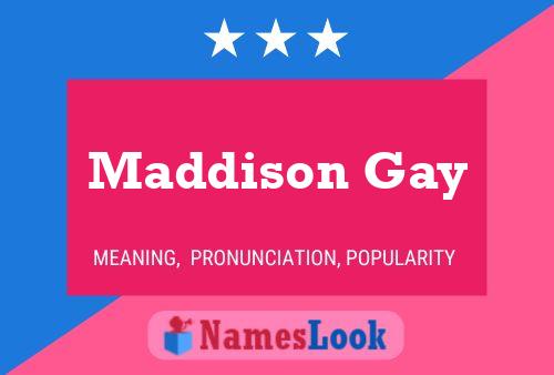 Maddison Gay Naam Poster