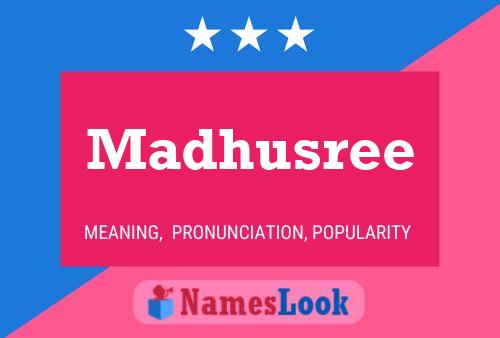 Madhusree Naam Poster