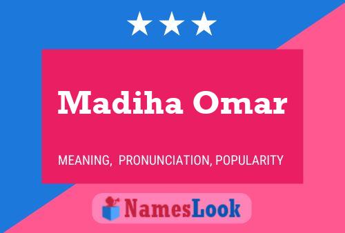 Madiha Omar Naam Poster