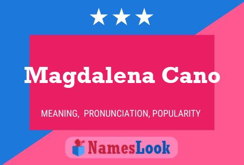 Magdalena Cano Naam Poster