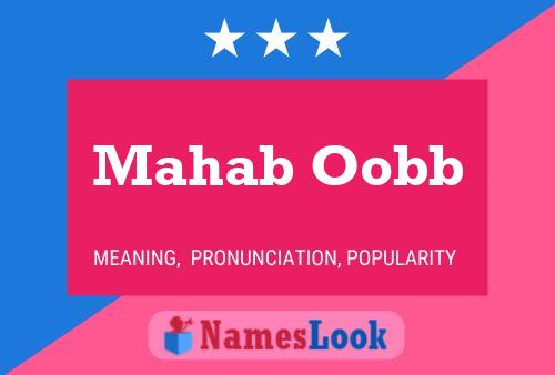 Mahab Oobb Naam Poster