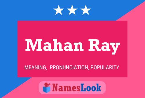 Mahan Ray Naam Poster