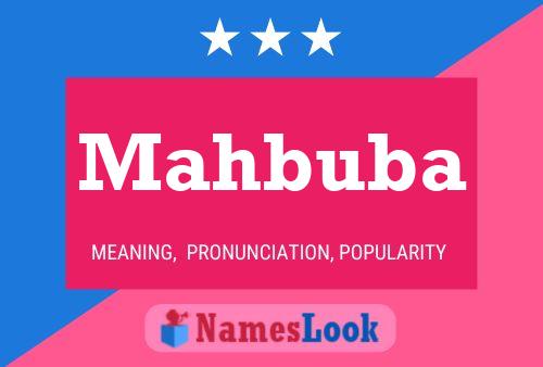 Mahbuba Naam Poster