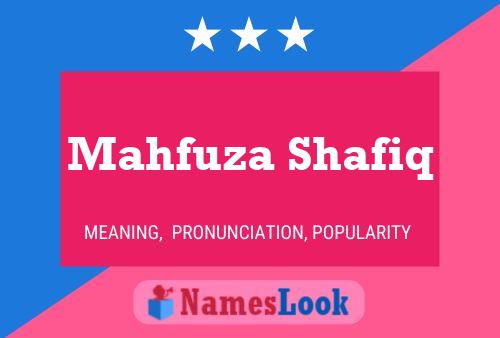 Mahfuza Shafiq Naam Poster