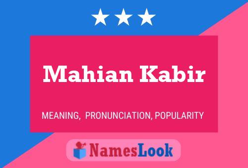 Mahian Kabir Naam Poster