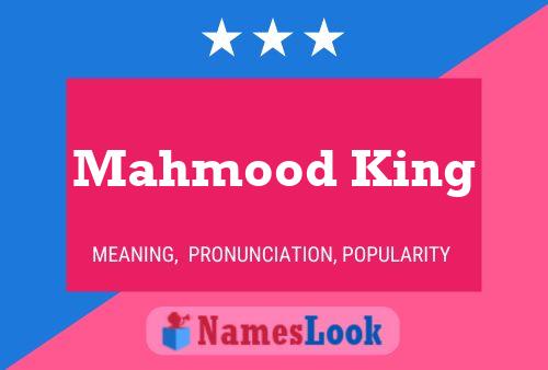 Mahmood King Naam Poster