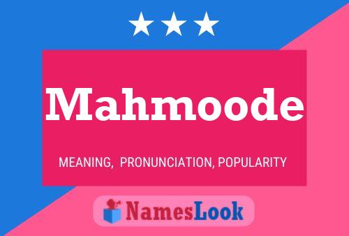 Mahmoode Naam Poster