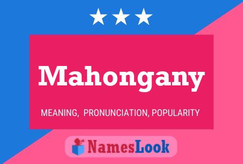 Mahongany Naam Poster