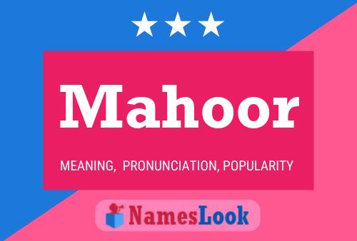 Mahoor Naam Poster