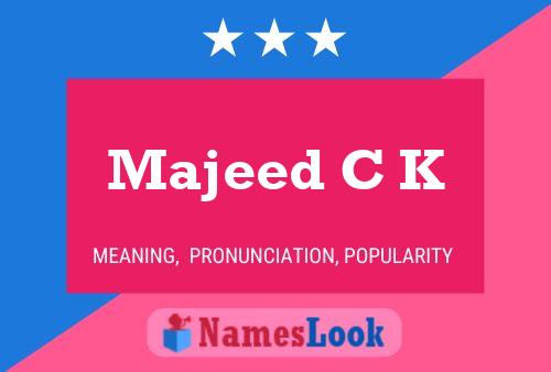 Majeed C K Naam Poster