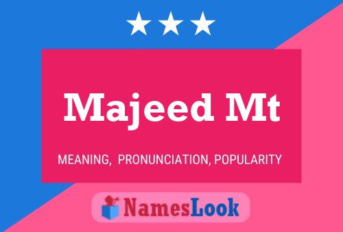 Majeed Mt Naam Poster