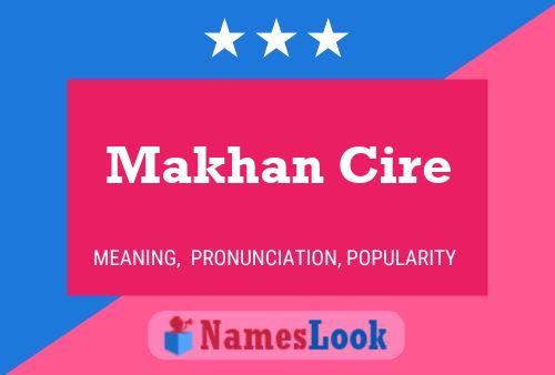 Makhan Cire Naam Poster