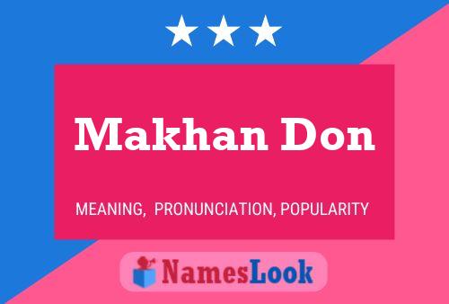 Makhan Don Naam Poster