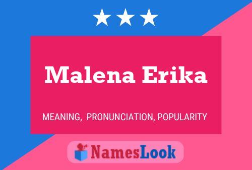 Malena Erika Naam Poster