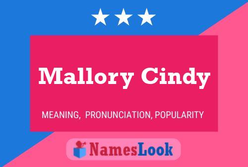 Mallory Cindy Naam Poster