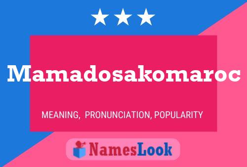 Mamadosakomaroc Naam Poster