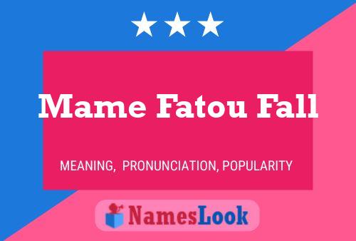 Mame Fatou Fall Naam Poster