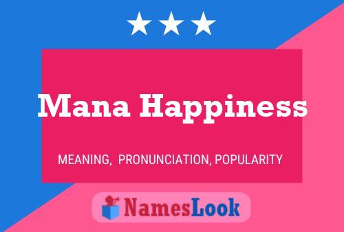 Mana Happiness Naam Poster