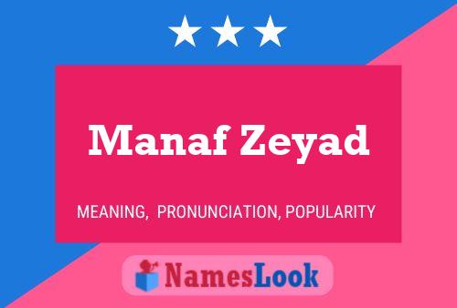 Manaf Zeyad Naam Poster