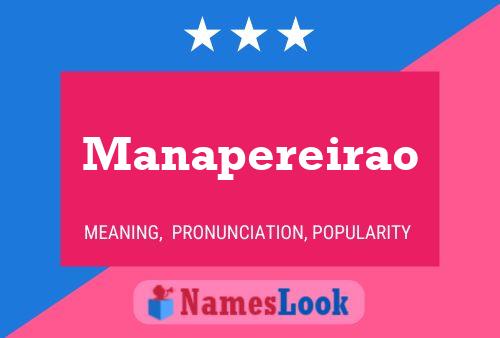 Manapereirao Naam Poster