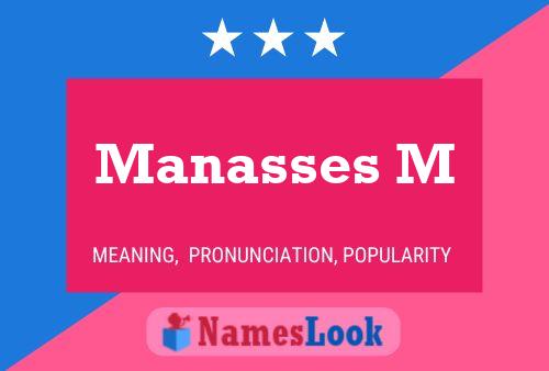 Manasses M Naam Poster