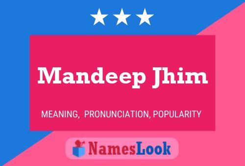 Mandeep Jhim Naam Poster