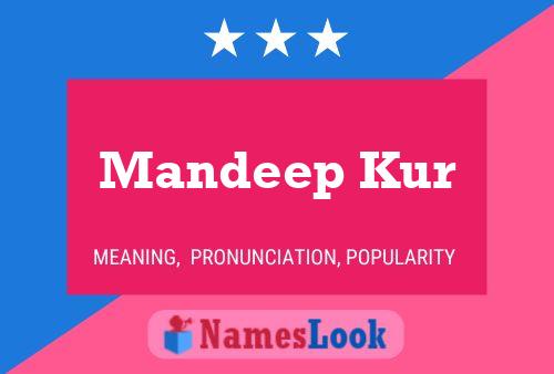 Mandeep Kur Naam Poster