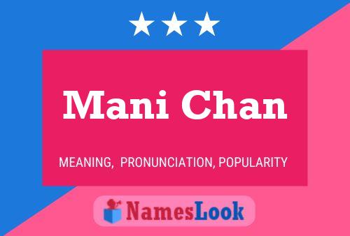 Mani Chan Naam Poster