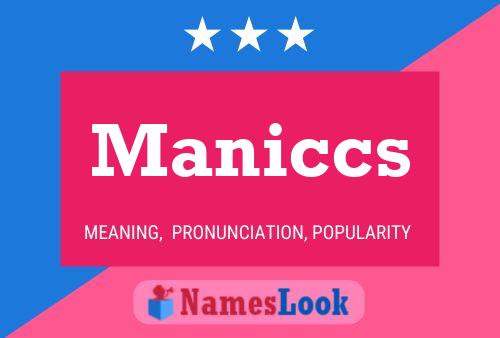 Maniccs Naam Poster