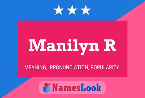 Manilyn R Naam Poster