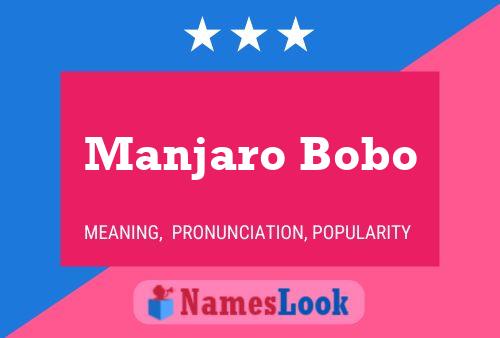 Manjaro Bobo Naam Poster