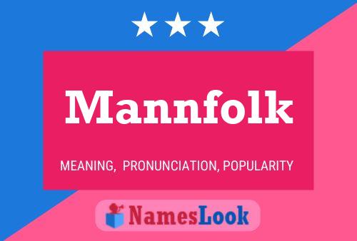 Mannfolk Naam Poster