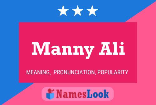 Manny Ali Naam Poster