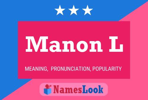 Manon L Naam Poster