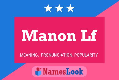 Manon Lf Naam Poster