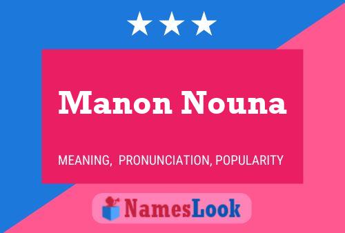 Manon Nouna Naam Poster