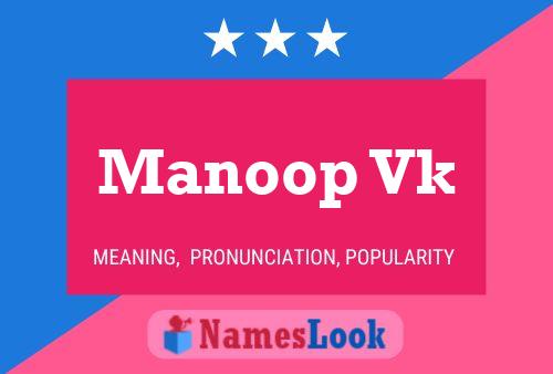 Manoop Vk Naam Poster