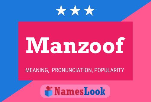 Manzoof Naam Poster