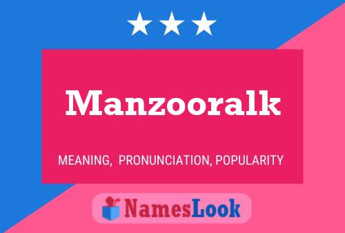 Manzooralk Naam Poster