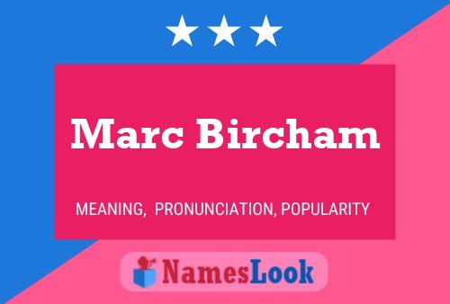 Marc Bircham Naam Poster