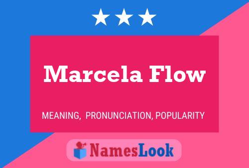 Marcela Flow Naam Poster