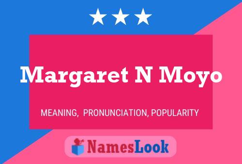 Margaret N Moyo Naam Poster