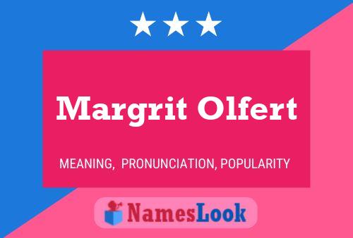 Margrit Olfert Naam Poster