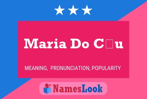 Maria Do Céu Naam Poster