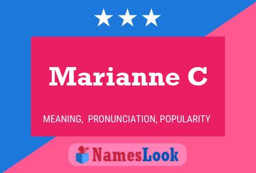 Marianne C Naam Poster