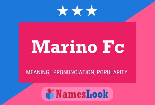 Marino Fc Naam Poster