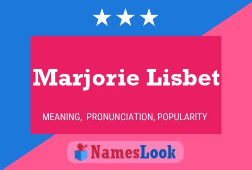 Marjorie Lisbet Naam Poster